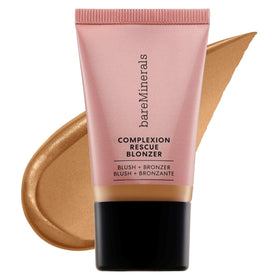 bareMinerals Complexion Rescue Liquid Blonzer Kiss of Spice bottle showing dual bronzer-blush glow.