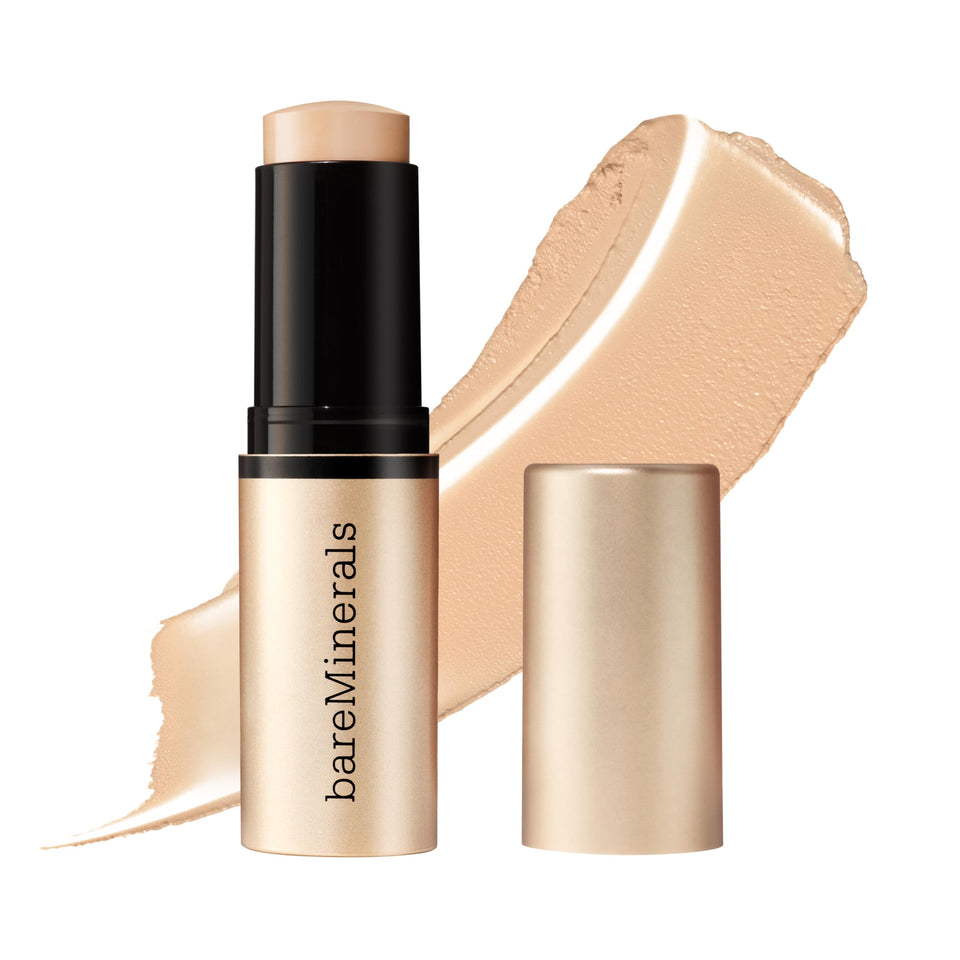 bareMinerals Complexion Rescue luminous stick application for smooth, light coverage.