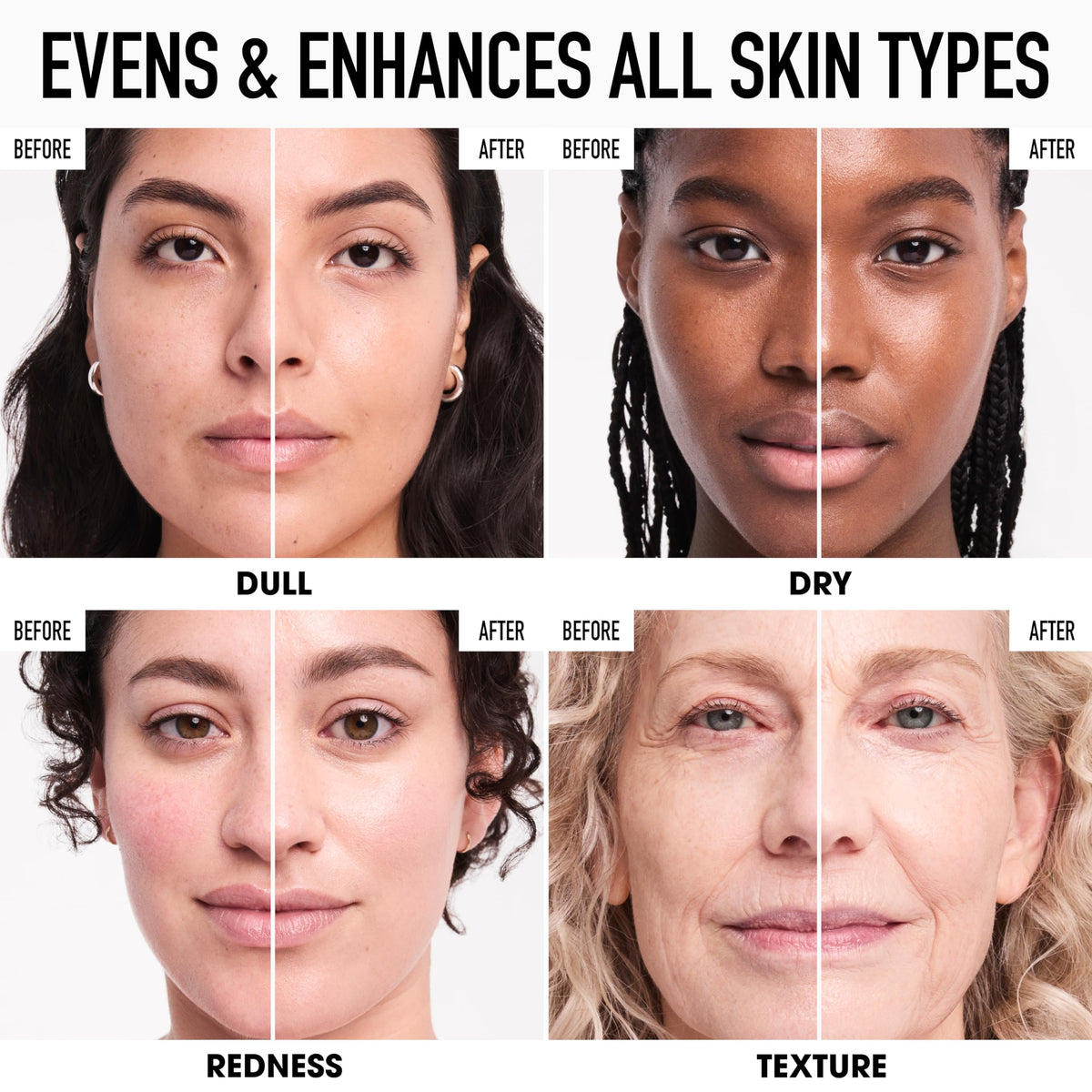 Compact BareMinerals packaging for on-the-go touch-ups with the Complexion Rescue Stick.