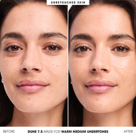 BareMinerals Complexion Rescue AM Dune 7.5 hydration for dewy skin.