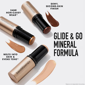bareMinerals Complexion Rescue Stick lightweight texture blends without cake or streaks.