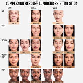 bareMinerals Complexion Rescue Stick Wheat 4.5 gentle formula for sensitive skin.