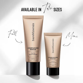 Travel-size compact emphasizes convenient on-the-go application.