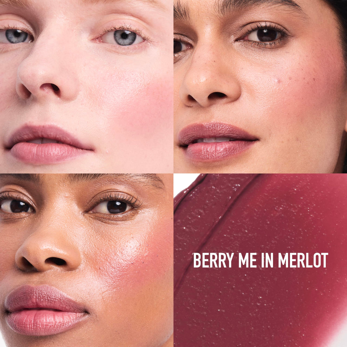 bareMinerals Gen Nude Dew Stick swatch shows buildable color