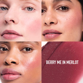 bareMinerals Gen Nude Dew Stick swatch shows buildable color