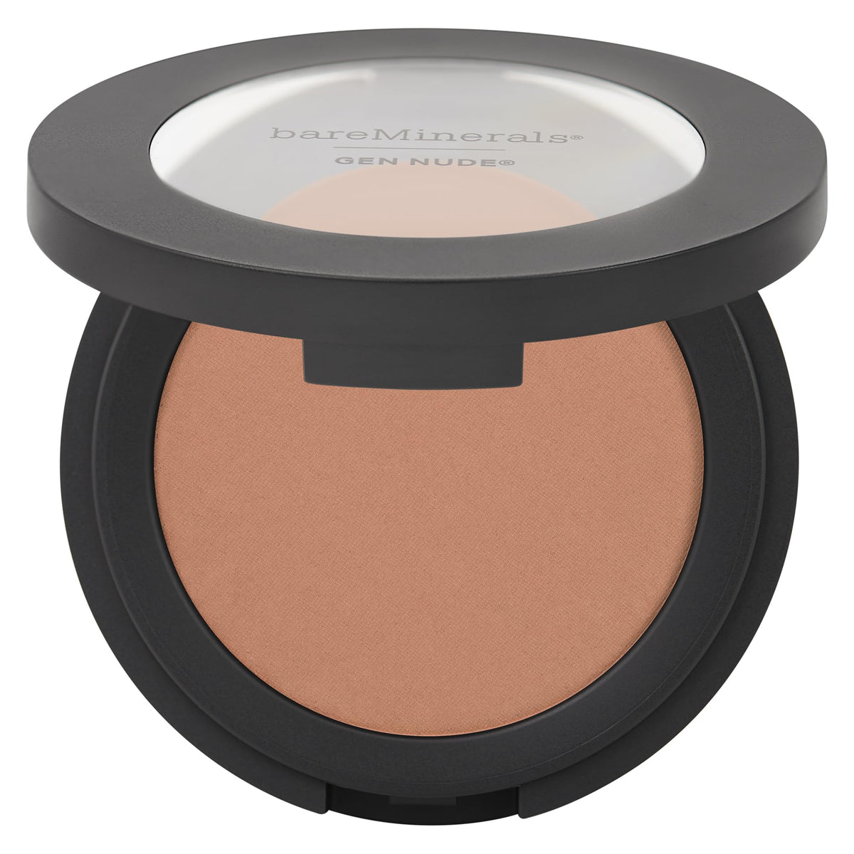 bareMinerals Gen Nude Powder Blush beige for days close-up shows silky texture for easy blending