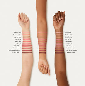 bareMinerals Gen Nude Gold Pearl blush adds warm shimmer for sun-kissed glow