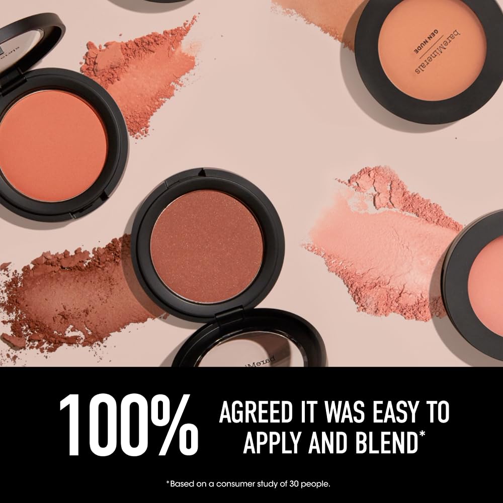 bareMinerals Gen Nude Powder Blush soft matte finish for natural balance