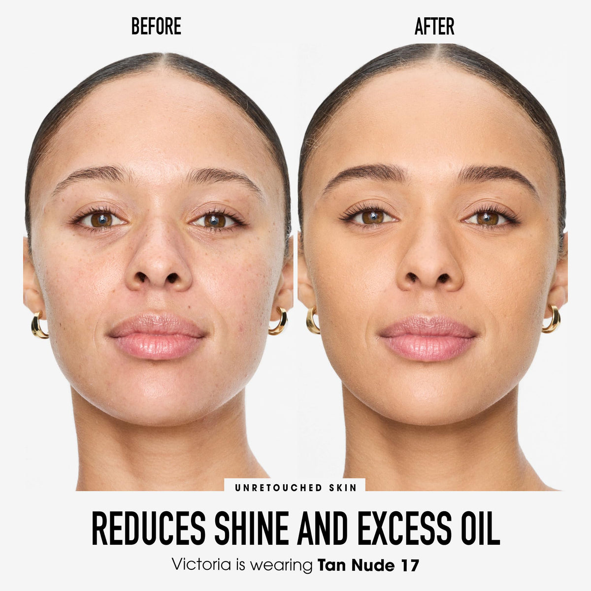 bareminerals mineral foundation texture close-up highlights silky consistency.