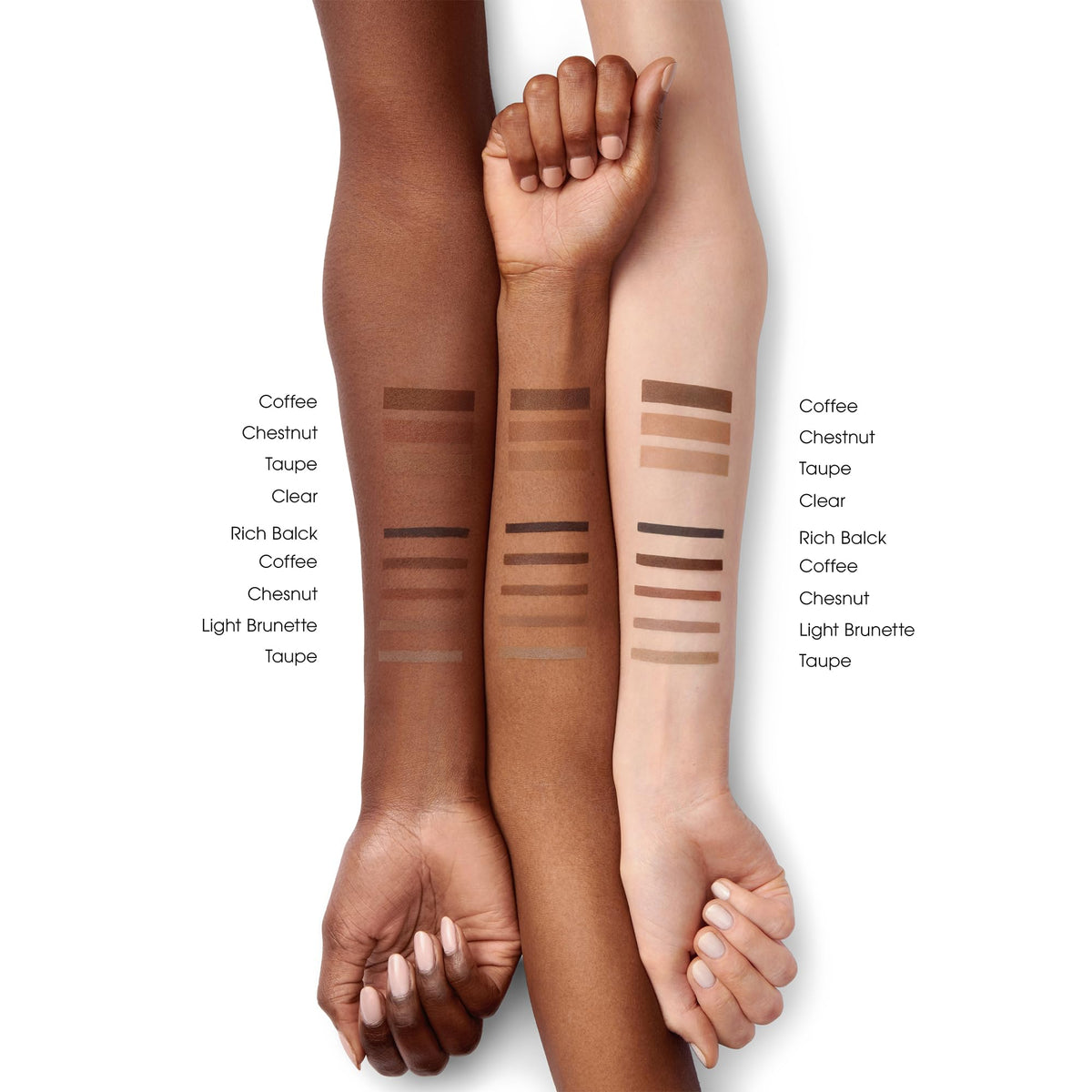 bareMinerals Mineralist brow pencil built-in spoolie for blending and grooming brows.