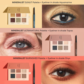 BareMinerals Mineralist Lasting Eyeliner nourishes with Avocado Oil and Aloe Vera during wear.