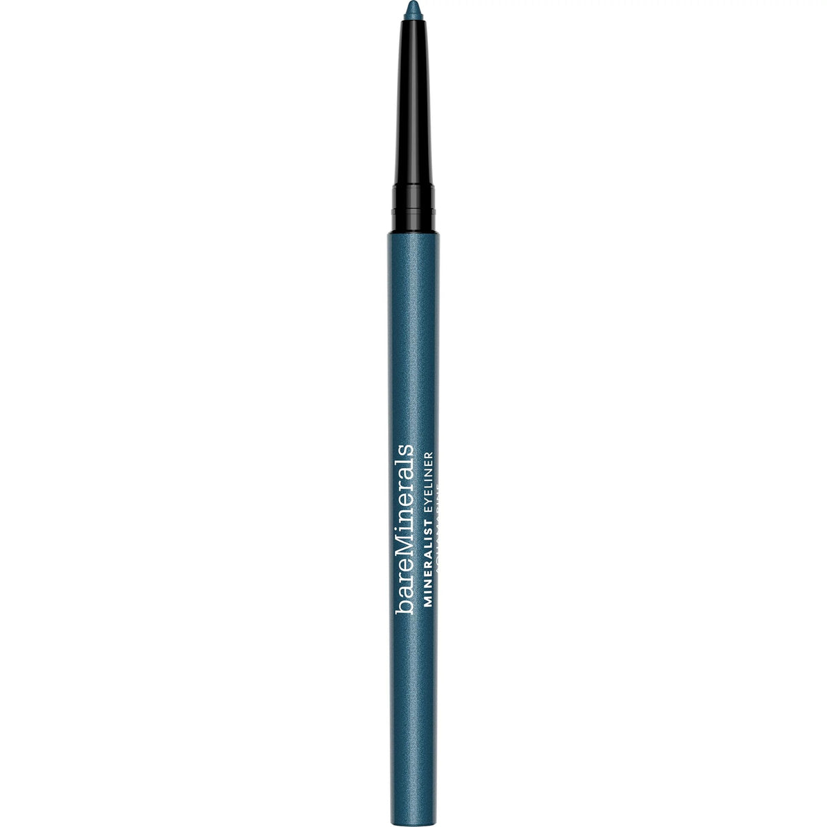 BareMinerals Mineralist Lasting Eyeliner Aquamarine retractable design for precise one-stroke lining.