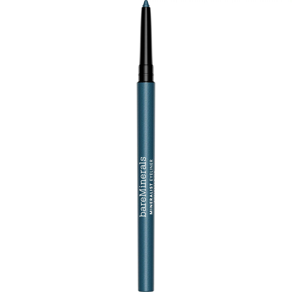 BareMinerals Mineralist Lasting Eyeliner Aquamarine retractable design for precise one-stroke lining.