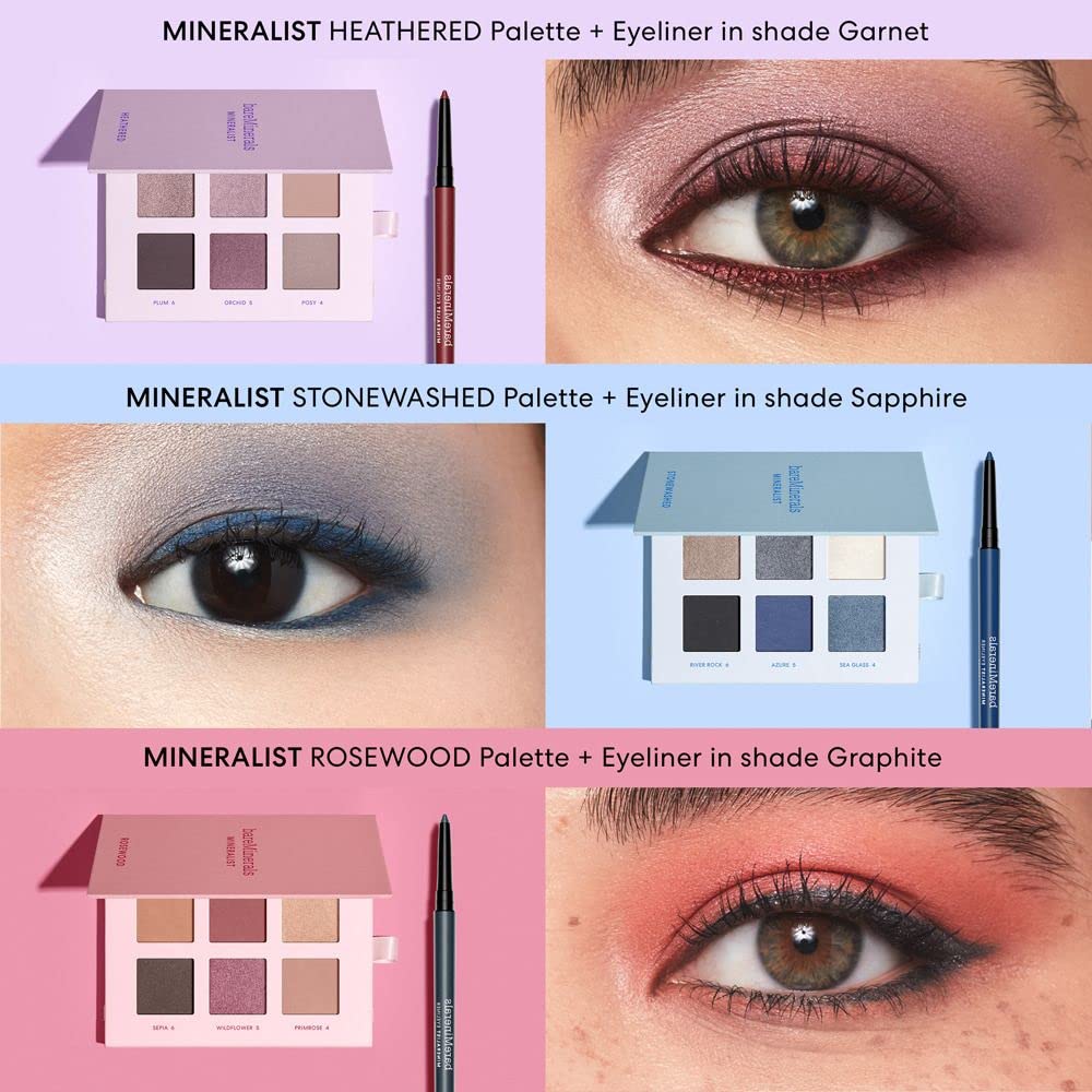 bareMinerals Mineralist Lasting Eyeliner Diamond avocado-aloe ingredients nourish during wear