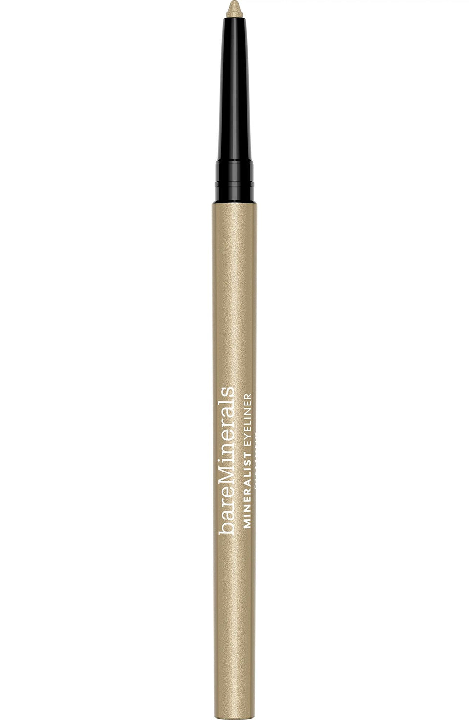 bareMinerals Mineralist Lasting Eyeliner Diamond outer case—portable and sleek for on-the-go glam