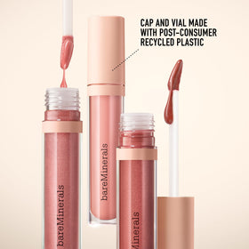 bareMinerals Mineralist Lip Gloss-Balm Zen layer over lipstick for extra shine and dimension.