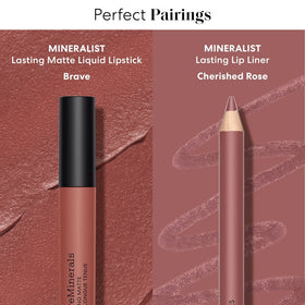 Natural ingredients in bareMinerals Mineralist lip liner for clean beauty