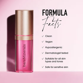 bareMinerals Nourishing Lip Oil dermatologist-tested vegan formula