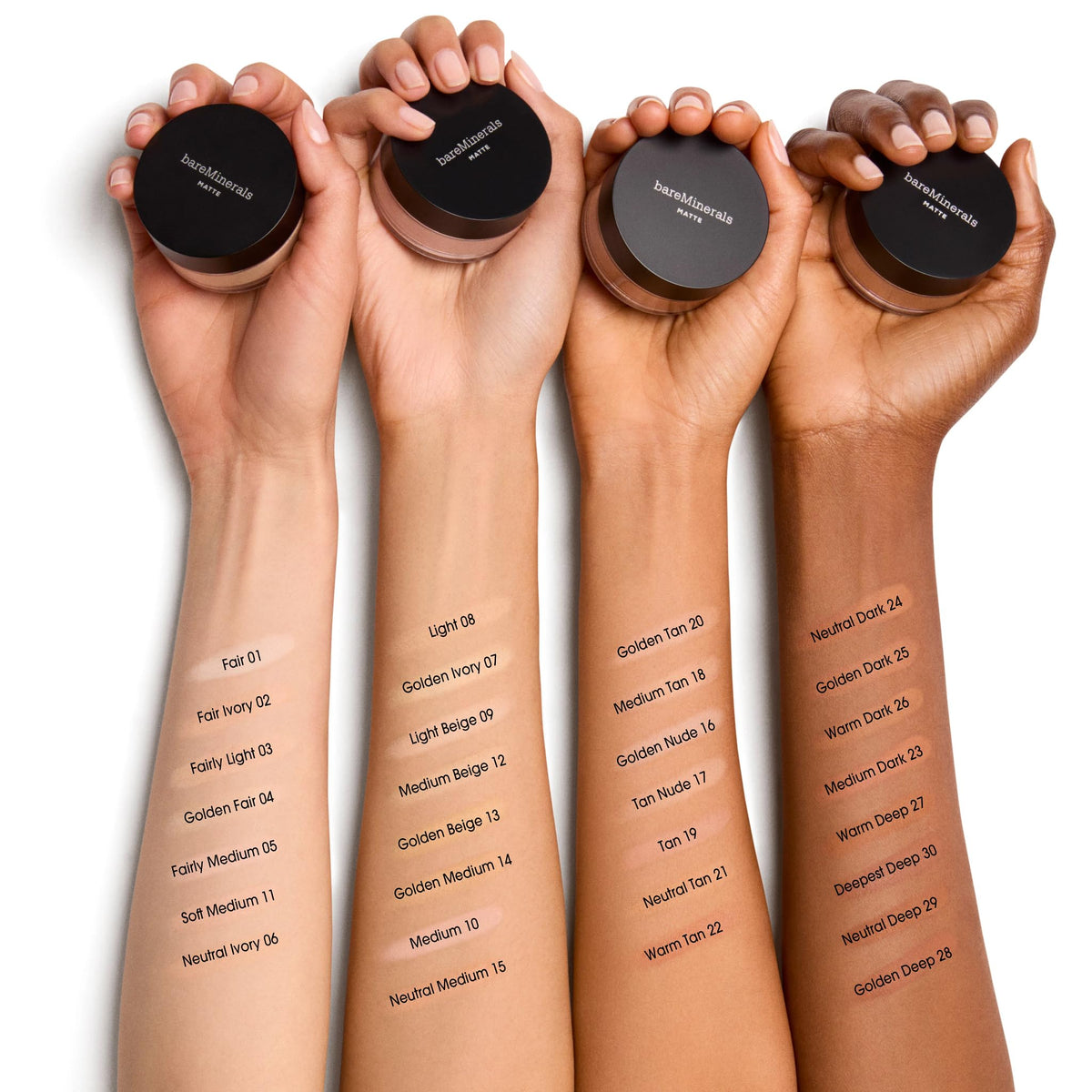 SPF 15 label on BareMinerals Original Matte foundation