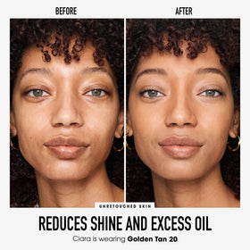 bareMinerals Original Matte Foundation texture close-up highlighting talc-free formula
