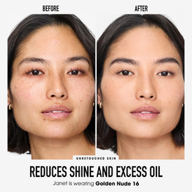 bareMinerals Original Matte Foundation 16 Golden Nude, matte finish for shine control all day.