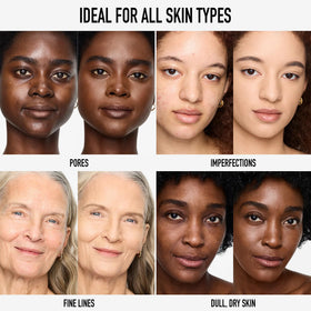 bareMinerals Original Pressed Powder natural finish glow on the skin in daylight.