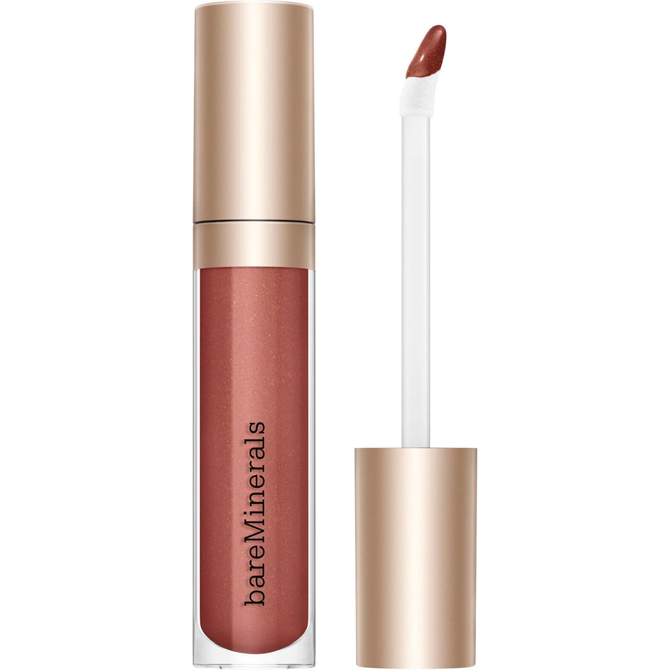 bareMinerals Sincerity lip gloss-balm tube delivering sheer color and glossy shine