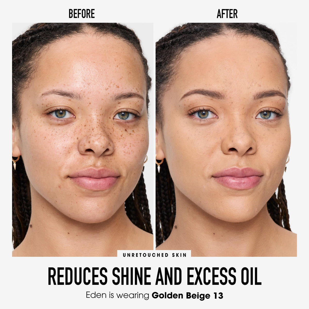 bareMinerals SPF15 loose powder dispense for easy, long-wear application.