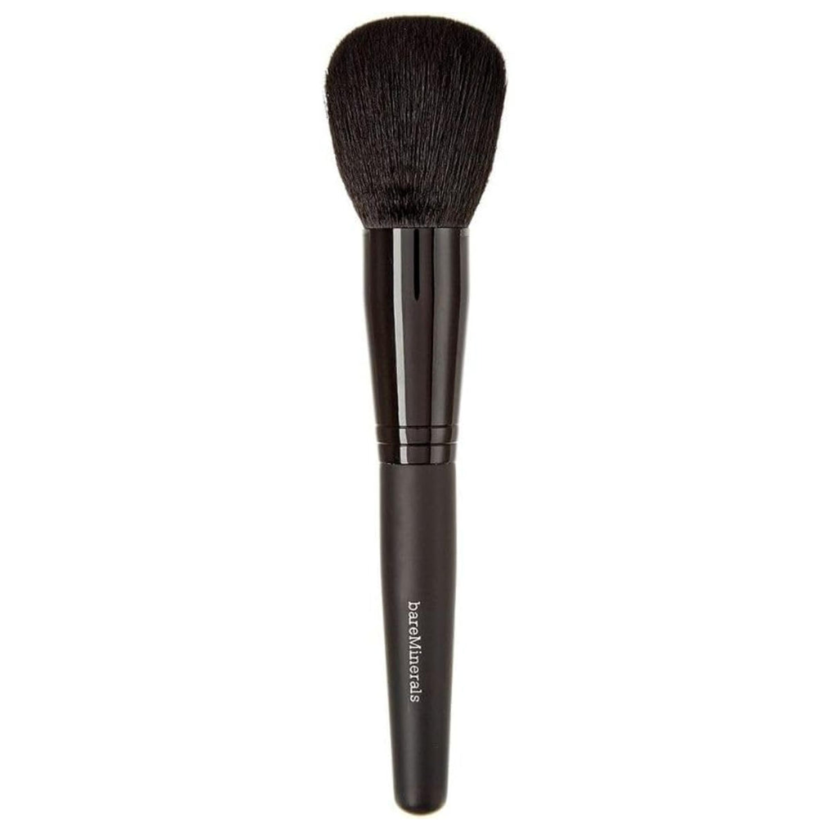 BareMinerals Supreme Finisher powder brush applying a sheer setting powder finish.