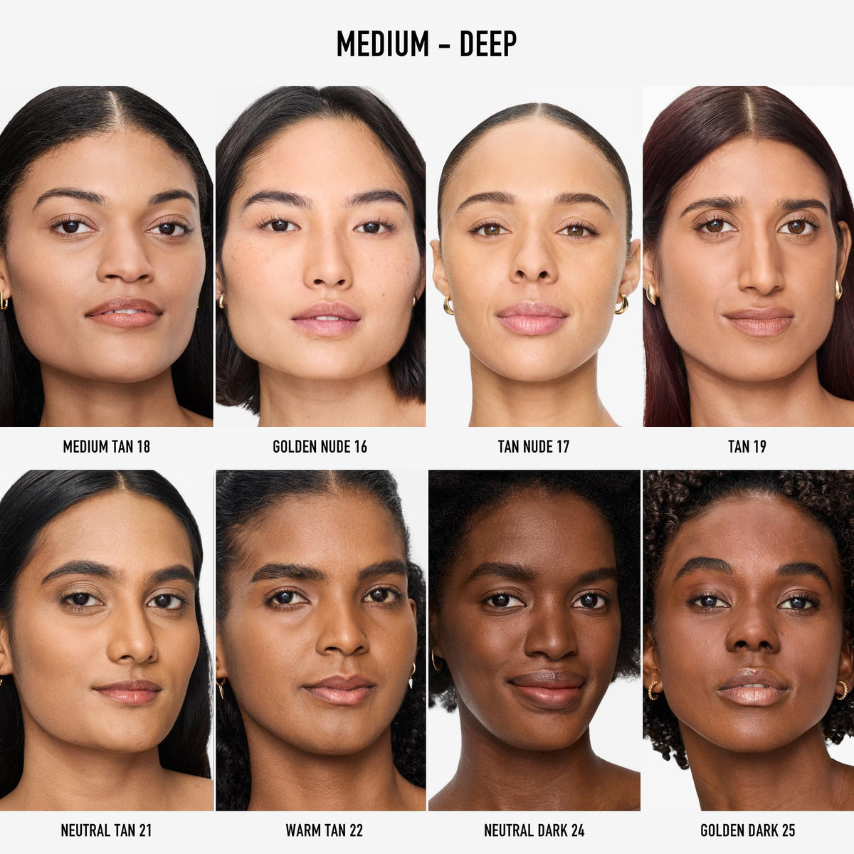 bareminerals swatches Tan Nude 17 on skin for even tone.