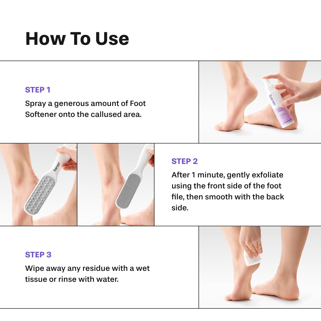 Baren natural ingredients spray moisturizes while aiding peeling.