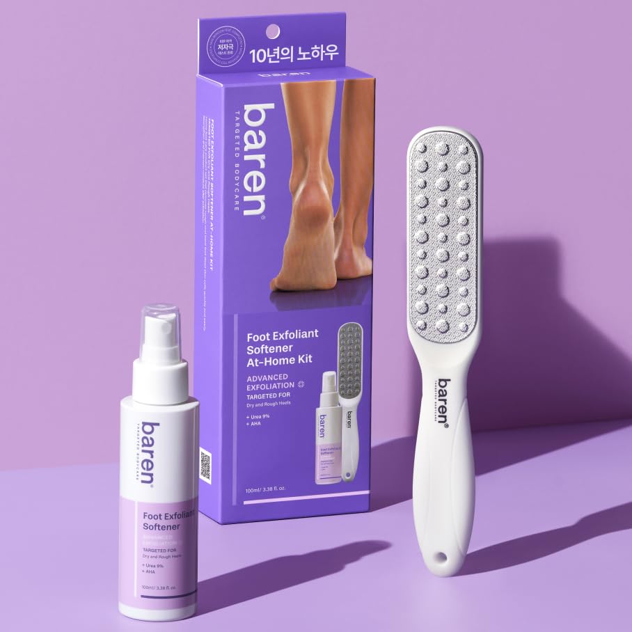 Baren one-minute peel spray works without water for quick results.