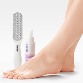 Baren stainless-steel foot file is durable and effective.