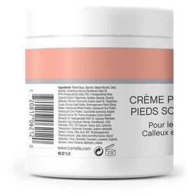 BARIELLE Total Foot Care Cream texture swatch showing rich moisture for daily foot care.
