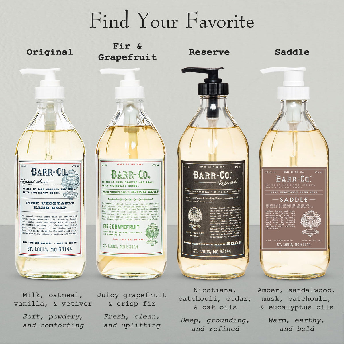 BARR-CO Hand Soap foam lather demonstrates gentle cleansing for daily use.