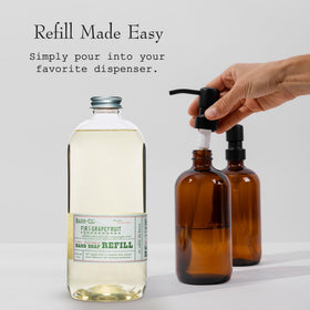 BARR-CO product on sink with clean countertop, ready for daily use