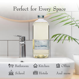 BARR-CO vegan, paraben-free label highlights a natural botanicals formula.