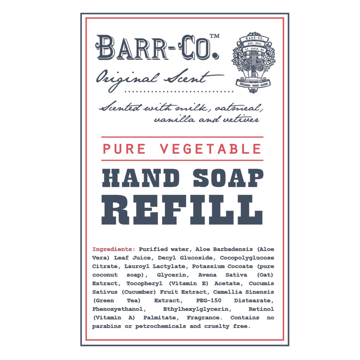 BARR-CO hands feel soft and refreshed after washing.