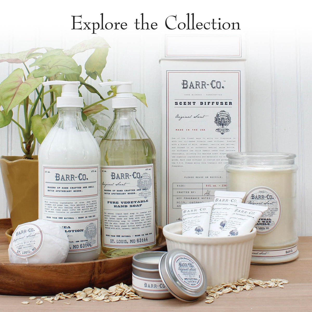 BARR-CO sustainable glass bottle underlines eco-friendly packaging.