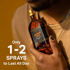 Barrel and Oak Bourbon Cedar packaging box emphasizes sustainable materials and gift-ready presentation.
