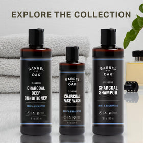 Barrel and Oak vegan cruelty-free label signals responsible grooming.