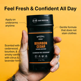 Barrel & Oak aluminum-free deodorant pack for sensitive skin and odor control