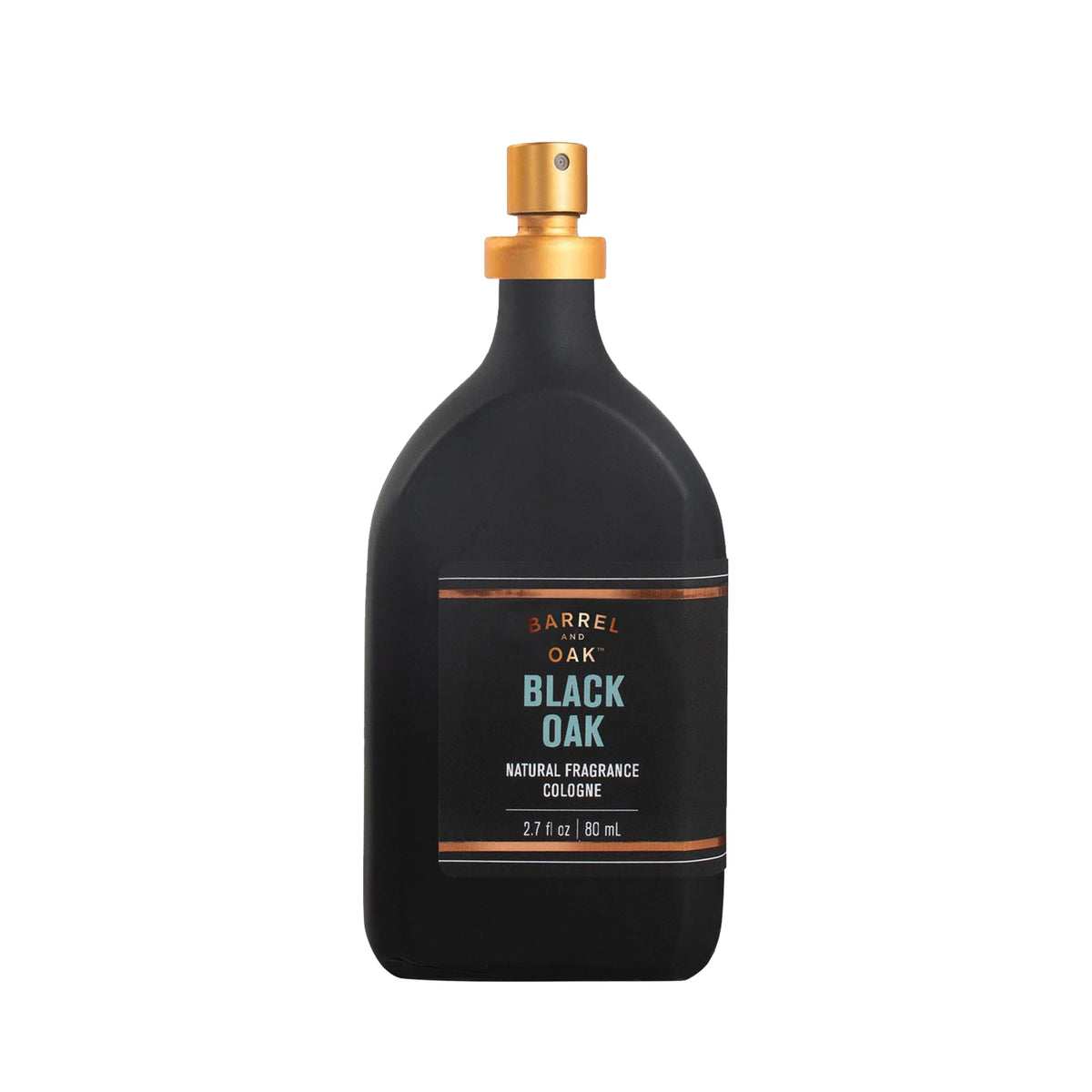 Barrel and Oak Black Oak bottle-front for daily refined scent.