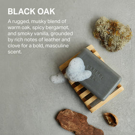 Barrel & Oak long-lasting lather in the shower built to endure.