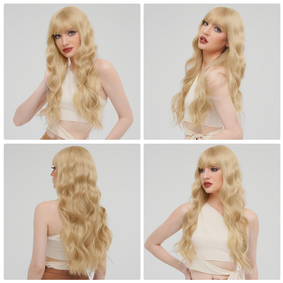 BARSDAR wig with adjustable straps and two built-in combs for secure fit