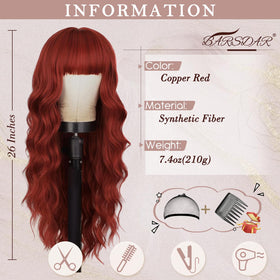 BARSDAR breathable rose mesh cap wig close-up highlights comfort during busy days.