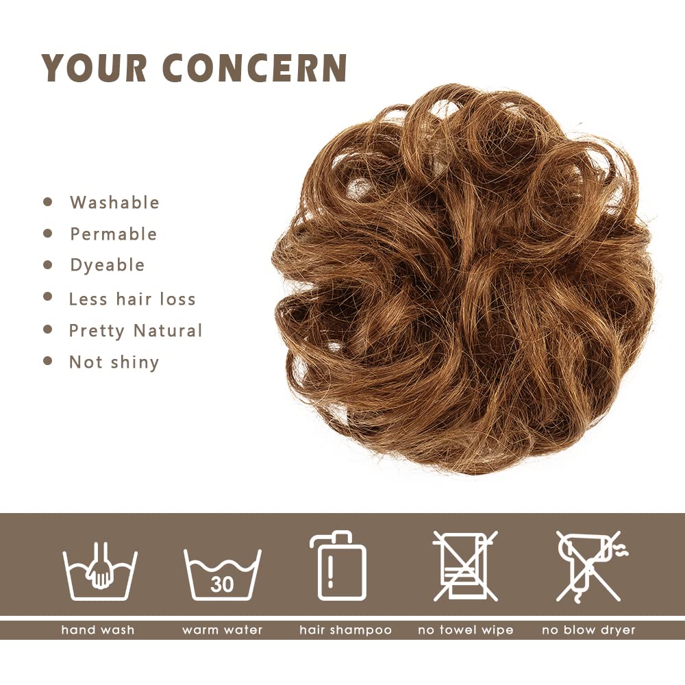 BARSDAR bun extension elastic-fit demonstrates secure, flexible hold during activities.