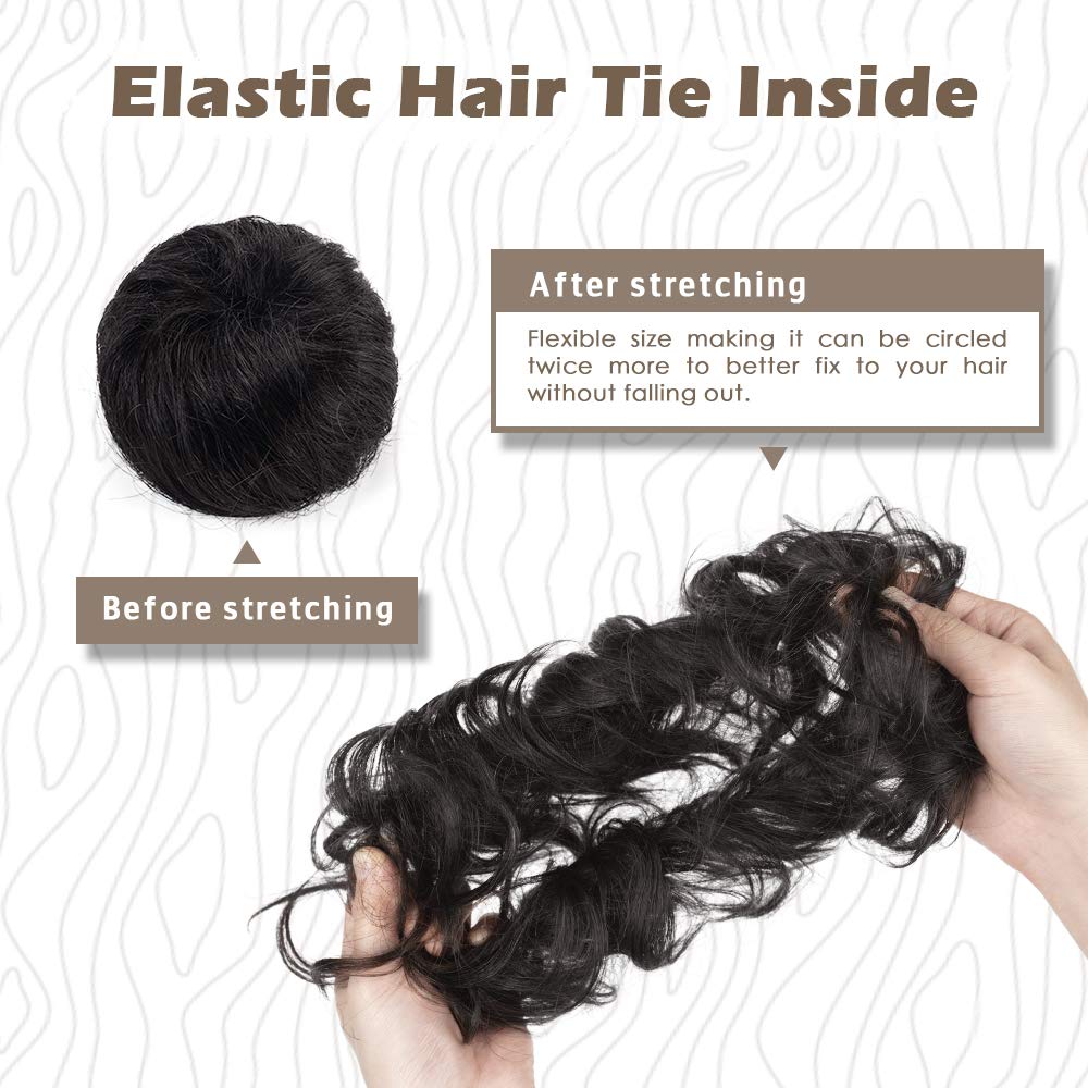 BARSDAR bun extension soft shine and natural texture for daily wear.