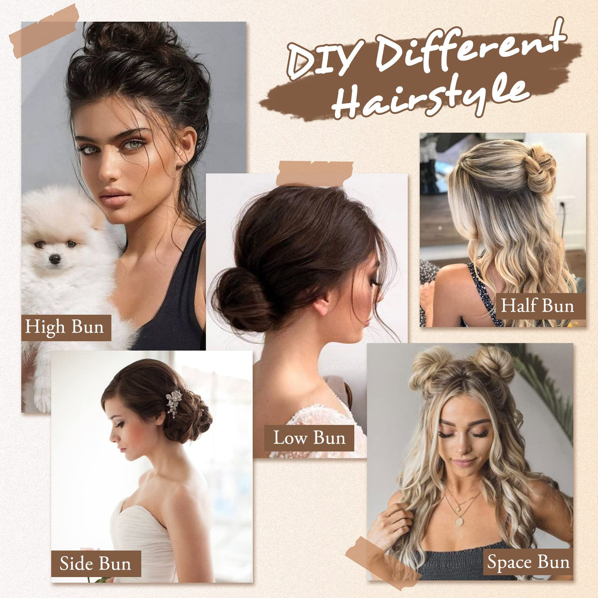 BARSDAR starter-set includes bun scrunchie, silky ribbon, and clear instructions.