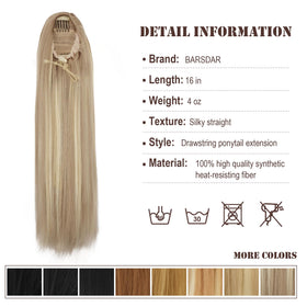 BARSDAR daily-use ponytail for quick styling at home or out